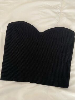 ARITZIA BABATON BLACK TUBE TOP SIZE MEDIUM